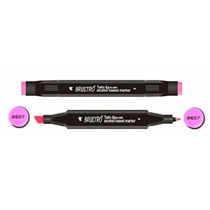 Brustro Twin Tip Alcohol Based Marker - Vivid Pink