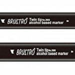 Brustro Twin Tip Alcohol Based Marker - Vivid Pink