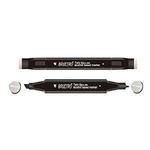 Brustro Twin Tip Alcohol Based Marker - Warm Grey 05