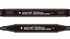 Brustro Twin Tip Alcohol Based Marker - Warm Grey 7