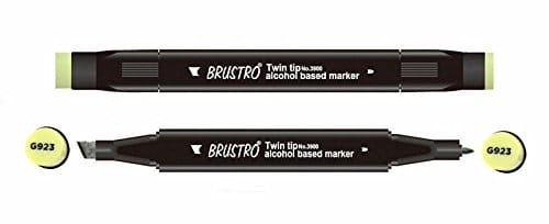 Brustro Twin Tip Alcohol Based Marker - Willow brustro willow Brustro Twin Tip Alcohol Based Marker - Willow