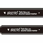 Brustro Twin Tip Alcohol Based Marker -  Yellow