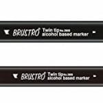Brustro Twin Tip Alcohol Based Marker - Yellow Ochre