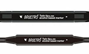 Brustro Twin Tip Alcohol Based Marker - Yellow Ochre