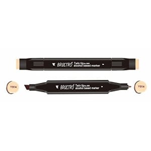 Brustro Twin Tip Alcohol Based Marker - Zinnober