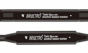 Brustro Twin Tip Alcohol Based Marker - Zinnober