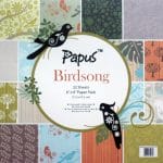 Papus 6x6 Paper Pack - BirdSong (Set of 32 sheets)