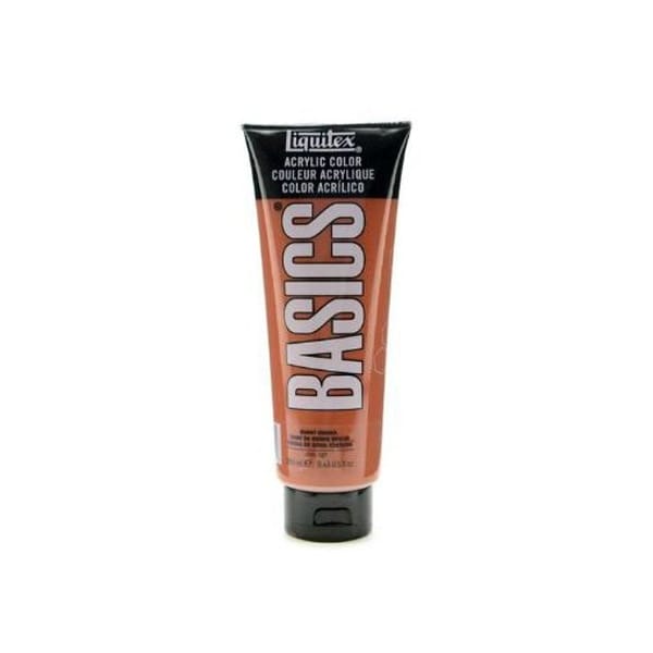 Liquitex Basics Acrylic Paint - Burnt Sienna (118ML)