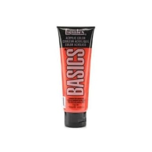 Liquitex Basics Acrylic Paint - Cadmium Red Medium Hue (118ml)