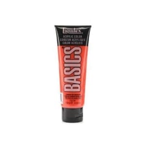 Liquitex Basics Acrylic Paint - Cadmium Red Medium Hue (118ml)