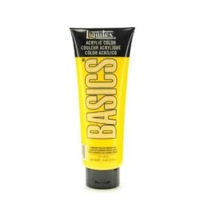 Liquitex Basics Acrylic Paint - Cadmium Yellow Medium Hue 118ml)