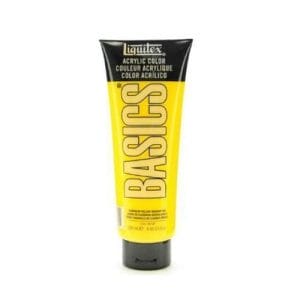 Liquitex Basics Acrylic Paint - Cadmium Yellow Medium Hue 118ml)