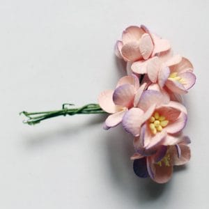 Mulberry Cherry Blossoms - Pink and Lavendar