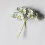 Periwinkles Flowers - White and Blue (Pack of 10 flowers)