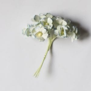 Periwinkles Flowers - White and Blue (Pack of 10 flowers)