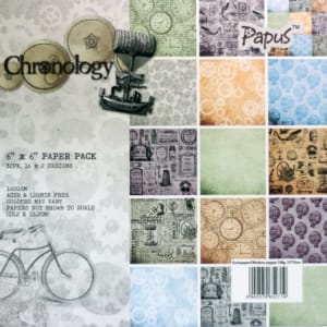 Papus 6 by 6 Paper Pack - Chronology (Set of 32 sheets)