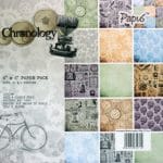 Papus 6 by 6 Paper Pack - Chronology  (Set of 32 sheets)
