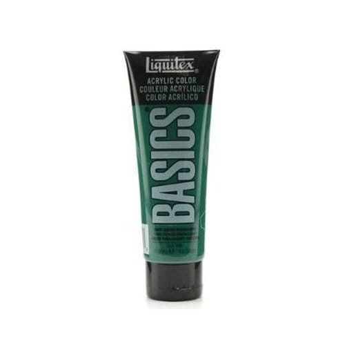 Liquitex Basics Acrylic Paint - Deep Green Permanent (118ML) deep green permanent Liquitex Basics Acrylic Paint - Deep Green Permanent (118ML)