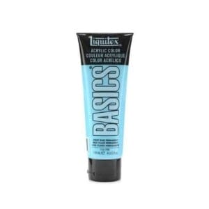 Liquitex Basics Acrylic Paint - Light Blue Permanent (118ML)