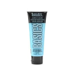 Liquitex Basics Acrylic Paint - Light Blue Permanent (118ML)