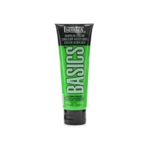 Liquitex Basics Acrylic Paint - Light Green Permanent (118ML)