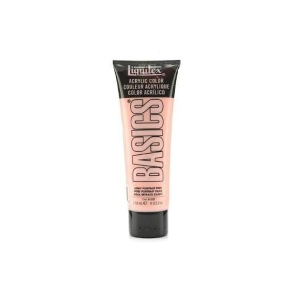 Liquitex Basics Acrylic Paint - Light Portrait Pink (118ML)