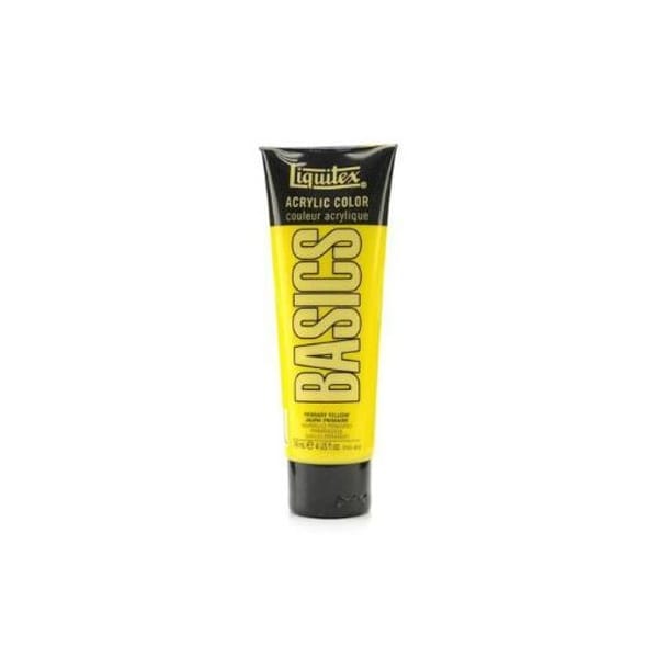Liquitex Basics Acrylic Paint - Primary Yellow (118ML)