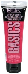 Liquitex Basics Acrylic Paint - Quinacridone Magenta (118ML)