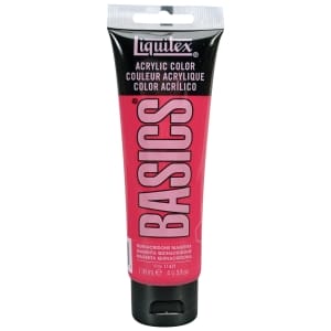 Liquitex Basics Acrylic Paint - Quinacridone Magenta (118ML)
