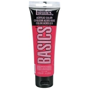 Liquitex Basics Acrylic Paint - Quinacridone Magenta (118ML)