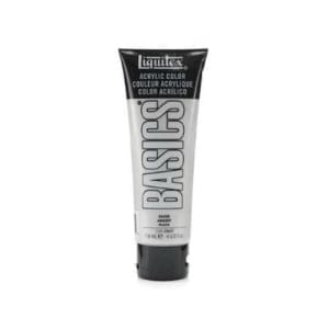 Liquitex Basics Acrylic Paint - Silver (118ML)