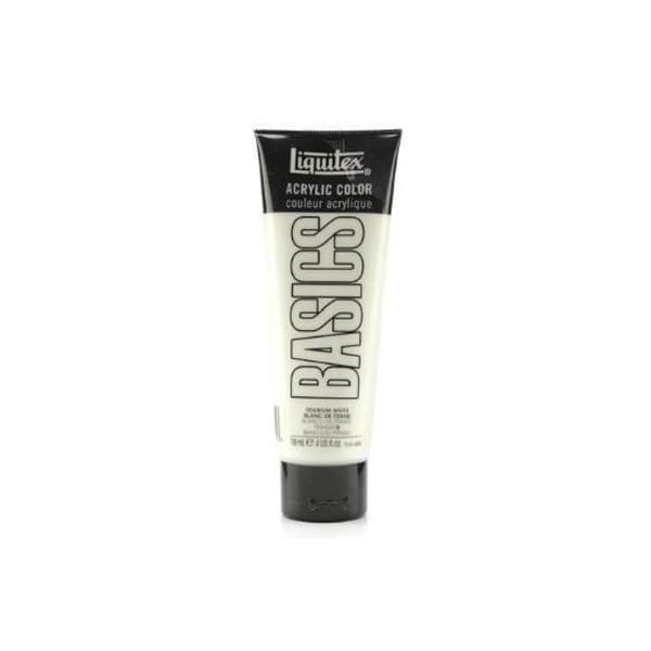 Liquitex Basics Acrylic Paint - Titanium White (118ML)
