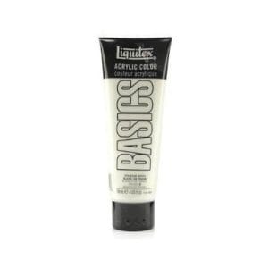 Liquitex Basics Acrylic Paint - Titanium White (118ML)