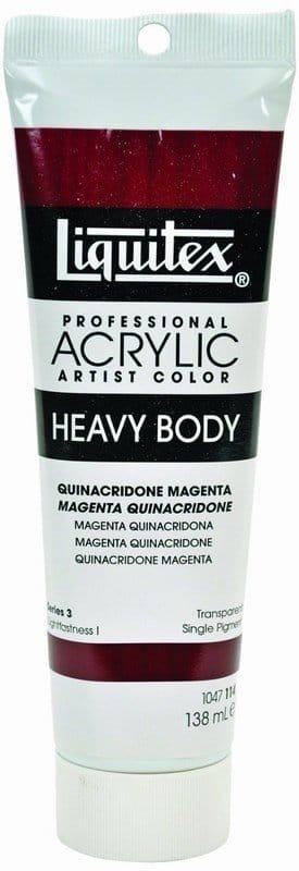 Liquitex Heavy Body Acrylic Quinacridone Magenta 138 ML Liquitex Heavy Body Acrylic Quinacridone Magenta 138 ML