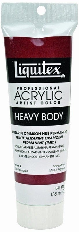 Liquitex Heavy Body Acrylic Alizarin Crimson Hue Permanent 138 ML Liquitex Heavy Body Acrylic Alizarin Crimson Hue Permanent 138 ML