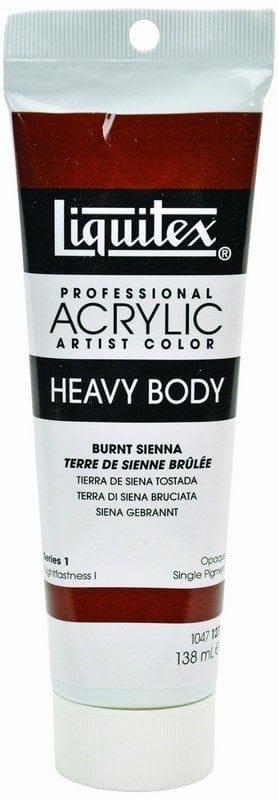 Liquitex Heavy Body Acrylic Burnt Sienna 138 ML Liquitex Heavy Body Acrylic Burnt Sienna 138 ML