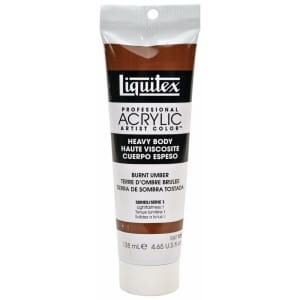 Liquitex Heavy Body Acrylic Burnt Umber 138 ML