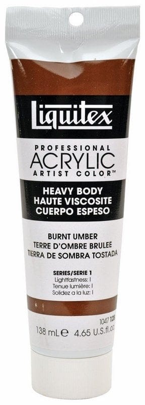 Liquitex Heavy Body Acrylic Burnt Umber 138 ML