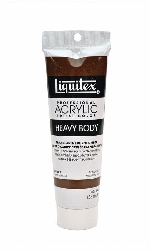 Liquitex Heavy Body Acrylic Transparent Burnt Umber 138 ML