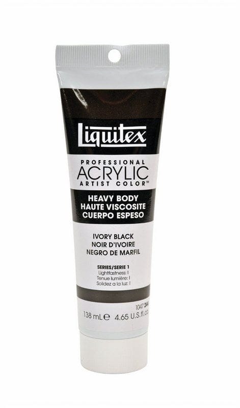 Liquitex Heavy Body Acrylic Ivory Black 138 ML Liquitex Heavy Body Acrylic Ivory Black 138 ML