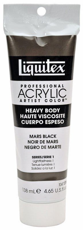Liquitex Heavy Body Acrylic Mars Black 138 ML