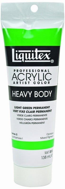 Liquitex Heavy Body Acrylic Permanent Green Light 138 ML