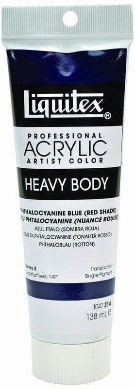 Liquitex Heavy Body Acrylic Phthalocyanine Blue (Red Shade) 138 ML
