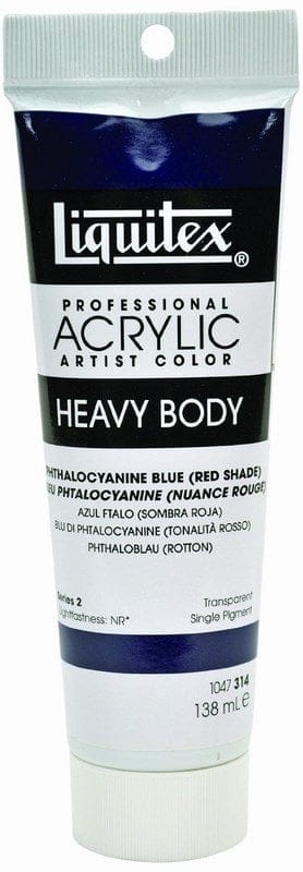 Liquitex Heavy Body Acrylic Phthalocyanine Blue (Red Shade) 138 ML Liquitex Heavy Body Acrylic Phthalocyanine Blue (Red Shade) 138 ML