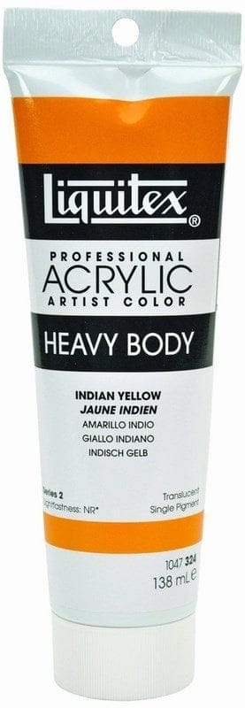 Liquitex Heavy Body Acrylic Indian Yellow 138 ML Liquitex Heavy Body Acrylic Indian Yellow 138 ML