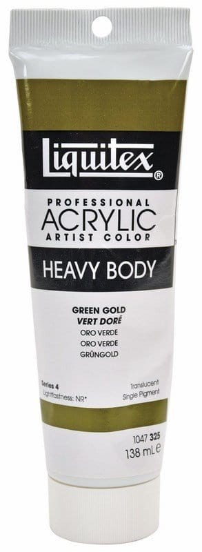 Liquitex Heavy Body Acrylic Green Gold 138 ML