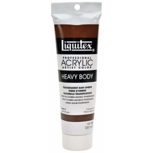 Liquitex Heavy Body Acrylic Transparent Raw Umber 138 ML