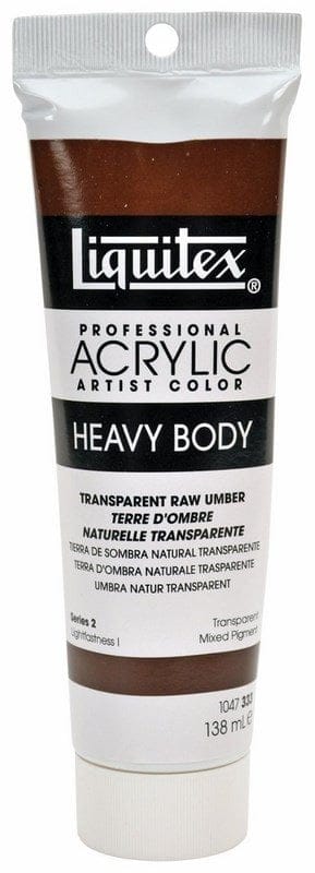 Liquitex Heavy Body Acrylic Transparent Raw Umber 138 ML