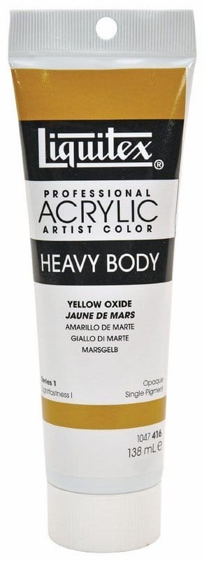 Liquitex Heavy Body Acrylic Yellow Oxide 138 ML