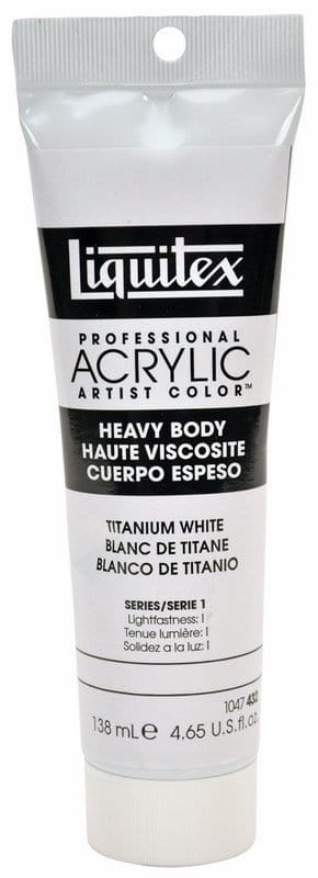 Liquitex Heavy Body Acrylic Titanium White 138 ML